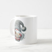 🎅 Whimsischer Weihnachtsgnome Kaffeetasse (Vorderseite Links)