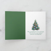 Whimsischer Weihnachtskarte mit geschnittenem Papi Dankeskarte (Innenseite)