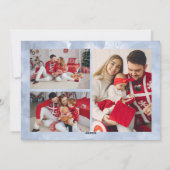 Whimsischer Weihnachtskochtehotel Fotos Feiertagskarte (Rückseite)