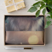 Whimsischer Weihnachtsmäuse in festem Hat Dekoupag Seidenpapier (Geschenk)