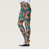 Whimsischer Weihnachtspalme Tree Tropical Beach Vi Leggings (Links)