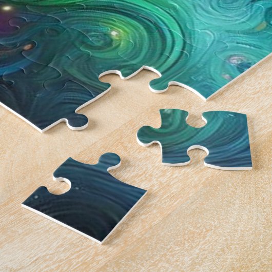 Whimsischer Weihnachtspalme Tree Tropical Beach Vi Puzzle (Seite)