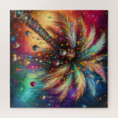 Whimsischer Weihnachtspalme Tree Tropical Beach Vi Puzzle (Horizontal)