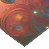 Whimsischer Weihnachtspalme Tree Tropical Beach Vi Tischdecke (Schrägansicht)