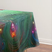 Whimsischer Weihnachtspalme Tree Tropical Beach Vi Tischdecke (Beispiel)