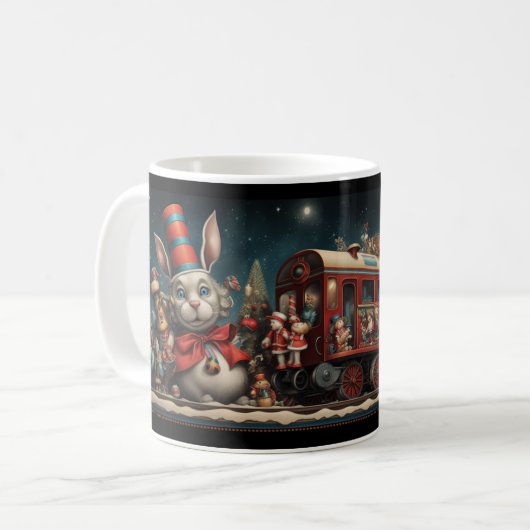 Whimsischer Weihnachtsschuh 2 Tasse (Vorderseite Links)