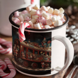 Whimsischer Weihnachtsschuh 2 Tasse