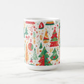 Whimsischer Weihnachtswald-Tasse Kaffeetasse (Mittel)