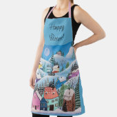 Whimsischer Winter Landschaft Schürze (InSitu)