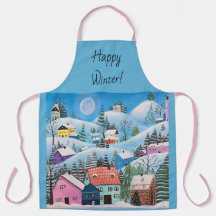 Whimsischer Winter Landschaft