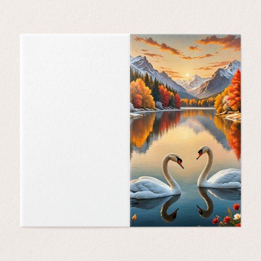 Whimsischer Winter-Liebe (Außenseite Aufgefaltet)