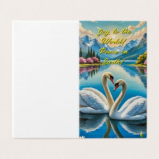 Whimsischer Winter-Liebe (Außenseite Aufgefaltet)