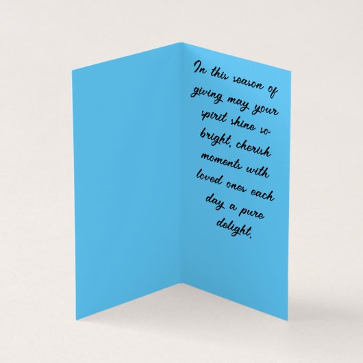 Whimsischer Winter-Liebe (Innenseite)