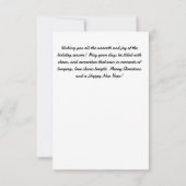 Whimsischer Winter-Liebe Einladung (Rückseite)