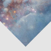 Whimsischer Winter-Waldkaninchen Dekoupage Seidenpapier (Ausschnitt)