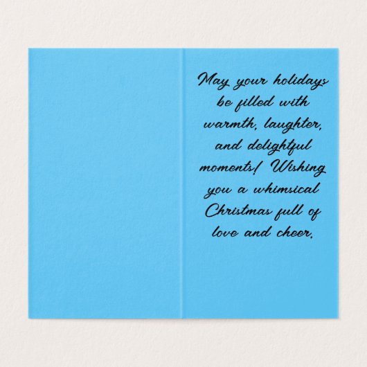 Whimsischer Winter Wonderland (Innenseite Aufgefaltet)