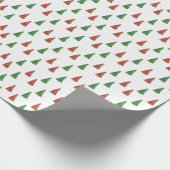 Whimsischer Winterbaum Geschenkpapier (Ecke)