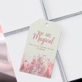 Whimsischer Winterdrucker Märchen Erster Geburtsta Geschenkanhänger