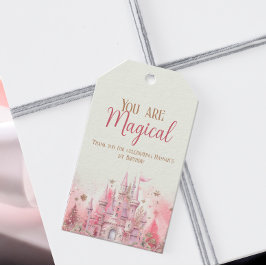 Whimsischer Winterdrucker Märchen Erster Geburtsta Geschenkanhänger