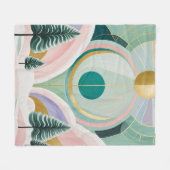 Whimsischer Wintertraum Fleecedecke (Vorderseite (Horizontal))