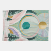 Whimsischer Wintertraum Geschirrtuch (Horizontal)