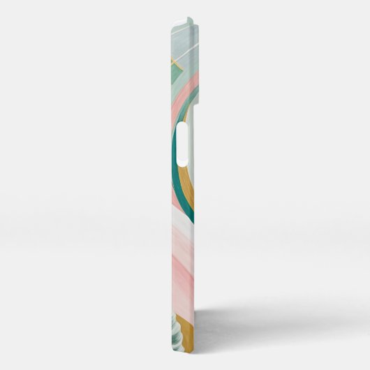 Whimsischer Wintertraum iPhone Hülle (Rechte Seite)