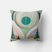 Whimsischer Wintertraum Kissen (Rückseite)