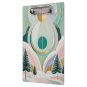 Whimsischer Wintertraum Klemmbrett (Links)