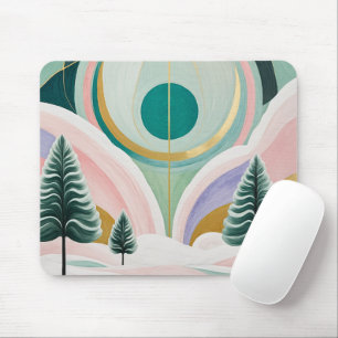 Whimsischer Wintertraum Mousepad