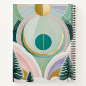 Whimsischer Wintertraum Notizblock (Rückseite)