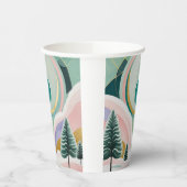 Whimsischer Wintertraum Pappbecher (Links)