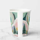 Whimsischer Wintertraum Pappbecher (Rechts)