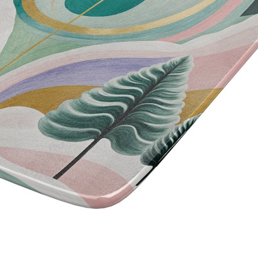 Whimsischer Wintertraum Schneidebrett (Ecke)