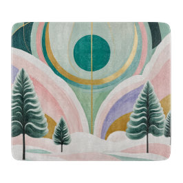 Whimsischer Wintertraum Schneidebrett