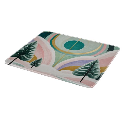 Whimsischer Wintertraum Schneidebrett (Ecke)