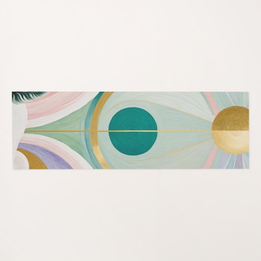 Whimsischer Wintertraum Yogamatte (Rückseite (Horizontal))