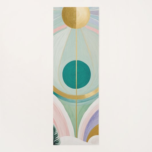 Whimsischer Wintertraum Yogamatte (Rückseite)