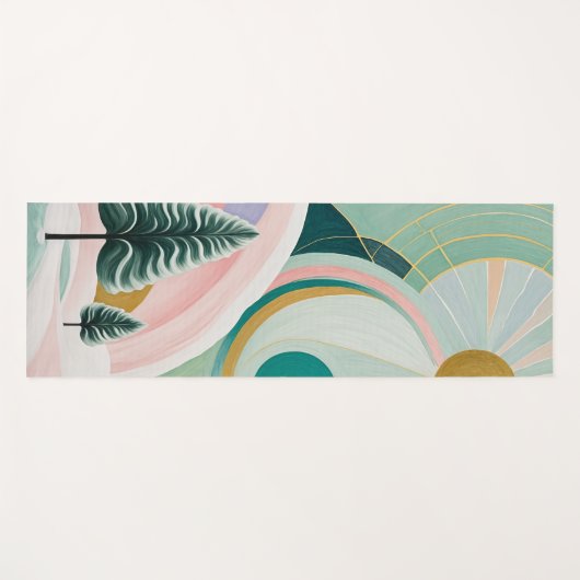 Whimsischer Wintertraum Yogamatte (Vorderseite (Horizontal))