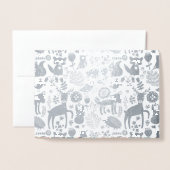 Whimsischer Woodland-Jeder Anlass Folienkarte (Rückseite mit Umschlag)