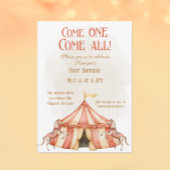 Whimsischer Zirkus Einladung