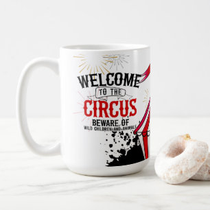 Whimsischer Zirkus Kaffeetasse
