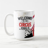 Whimsischer Zirkus Kaffeetasse (Links)