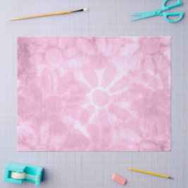 Whimsisches Abstraktes Pastell Pink Decoupage Seidenpapier