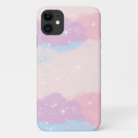 Whimsisches Aquarell Multicolor Soft Pastel Cloud