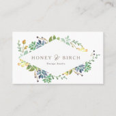 Whimsisches Aquarell | Visitenkarte (Vorderseite)