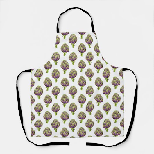 Whimsisches Artichoke Gemüse Schürze (Vorderseite)