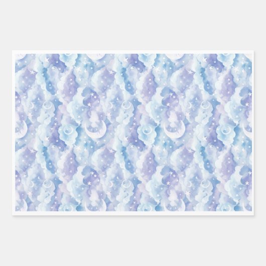 Whimsisches Baby Wrapping Paper Set Geschenkpapier Set (Vorderseite 3)