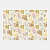 Whimsisches Baby Wrapping Paper Set Geschenkpapier Set (Vorderseite)