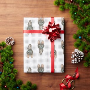 Whimsisches Bat Wrapping Papier Geschenkpapier
