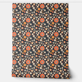 Whimsisches Bio Muster: Ein spielerisches Dotty-De Tapete